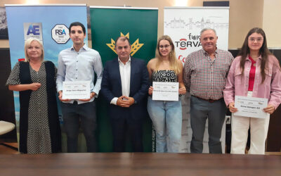 Grupo Arcoiris, Fundación Térvalis y Caja Rural de Teruel entregan la beca Jóvenes Universitarios